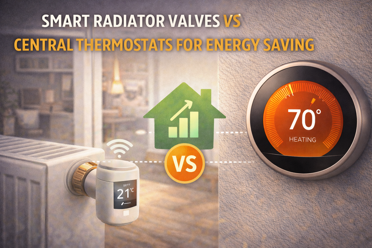Compare smart radiator valves and central thermostats to see which saves more energy and improves heating comfort in your home.