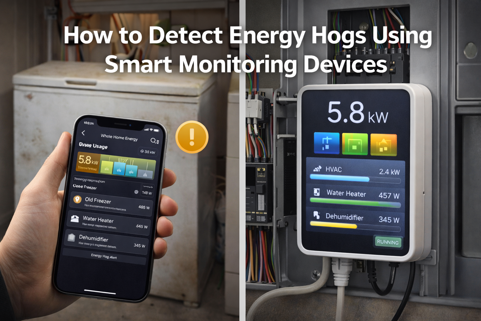 How to Detect Energy Hogs Using Smart Monitoring Devices
