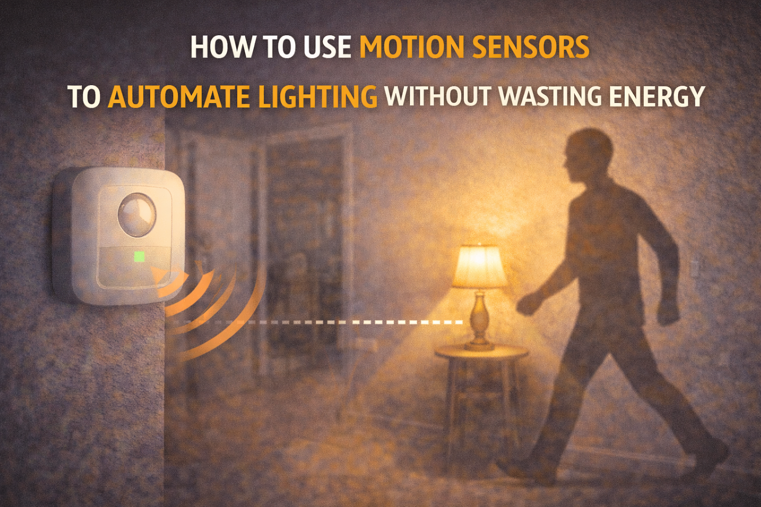 How to Use Motion Sensors to Automate Lighting Without Wasting Energy
