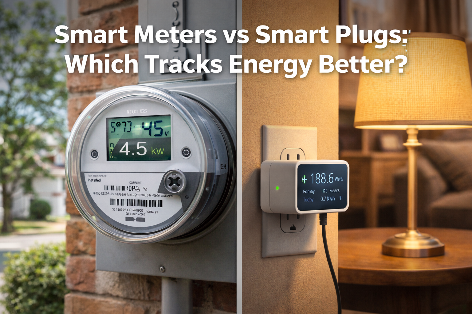 Smart Meters vs Smart Plugs Which Tracks Energy Better