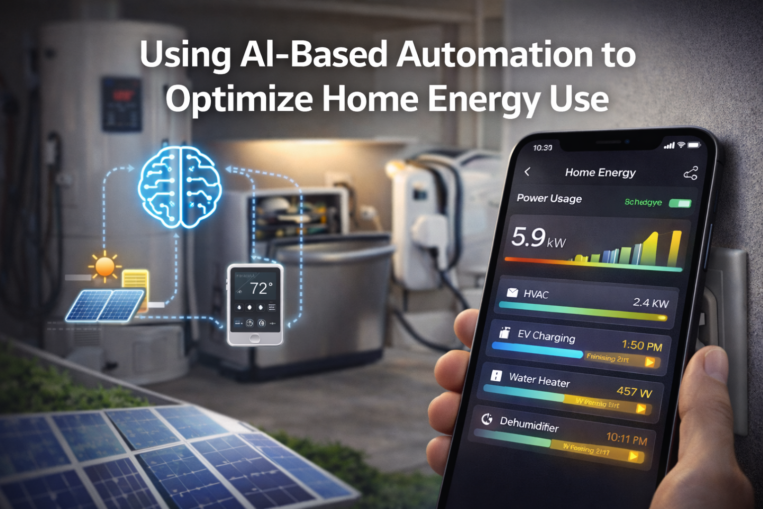 Using AI-Based Automation to Optimize Home Energy Use