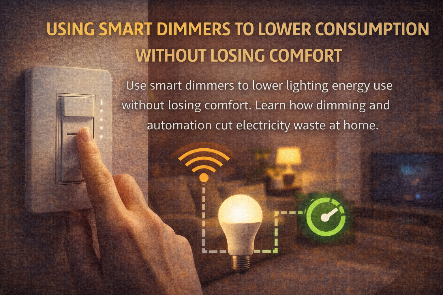 Using Smart Dimmers to Lower Consumption Without Losing Comfort