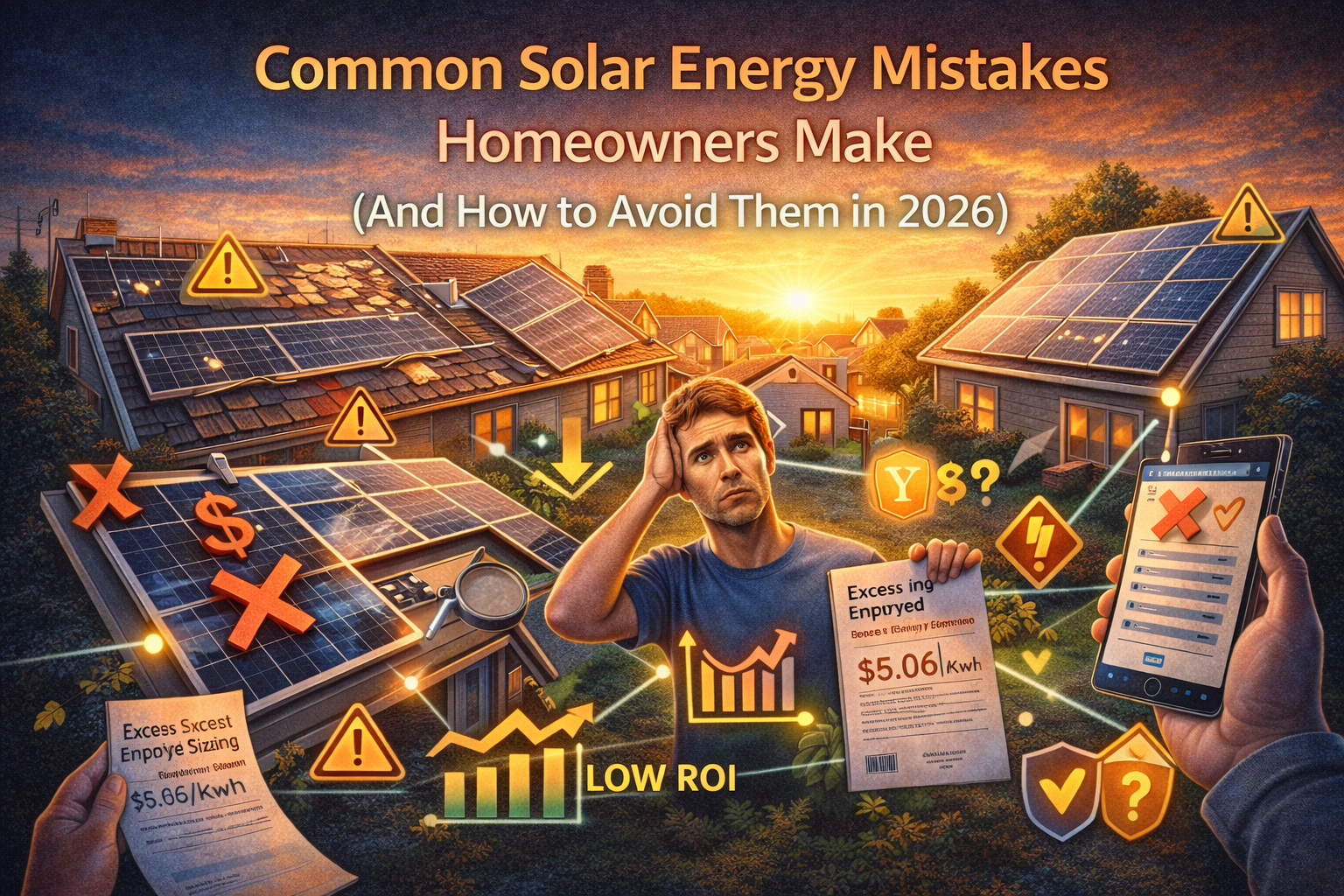 Common Solar Energy Mistakes Homeowners Make (And How to Avoid Them in 2026)