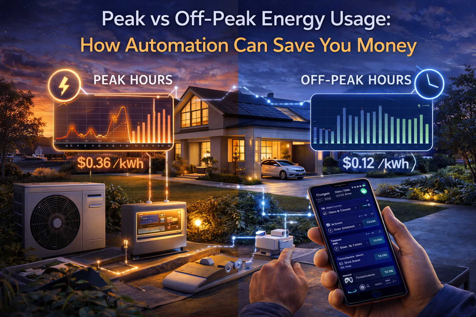 Peak vs Off-Peak Energy Usage How Automation Can Save You Money