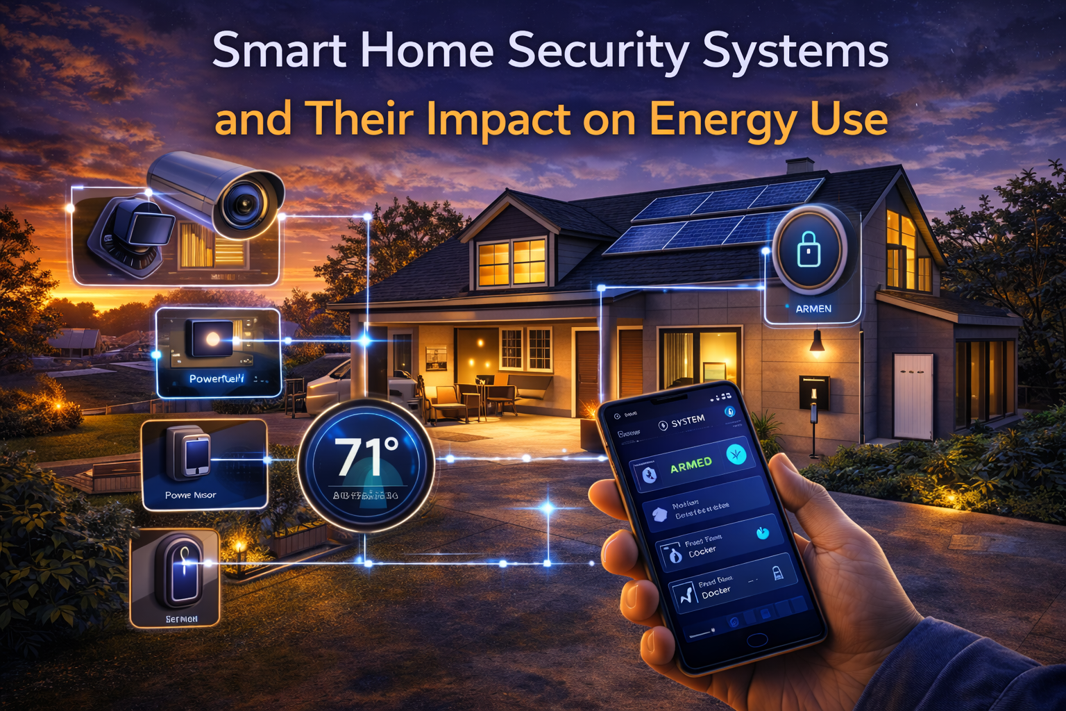 Smart Home Security Systems and Their Impact on Energy Use
