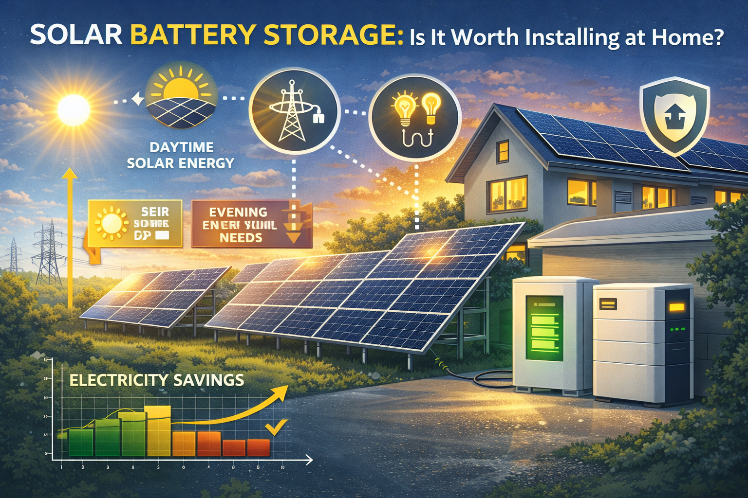 Solar Battery Storage Explained: Is It Worth Installing at Home?