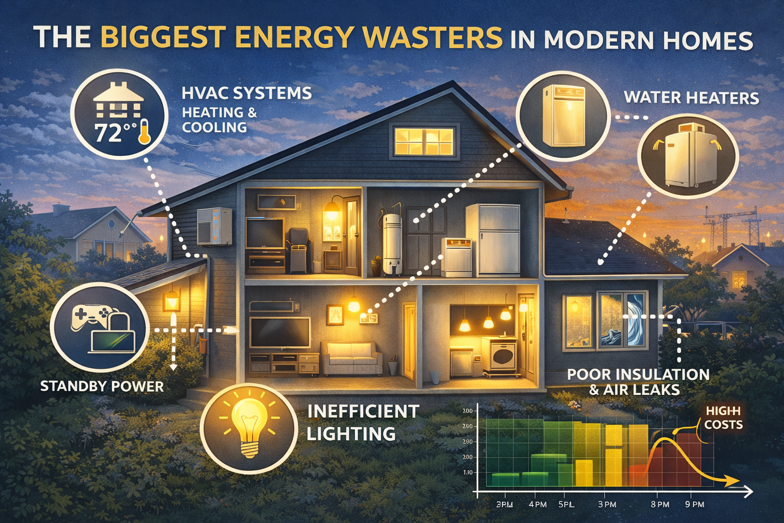 The Biggest Energy Wasters in Modern Homes